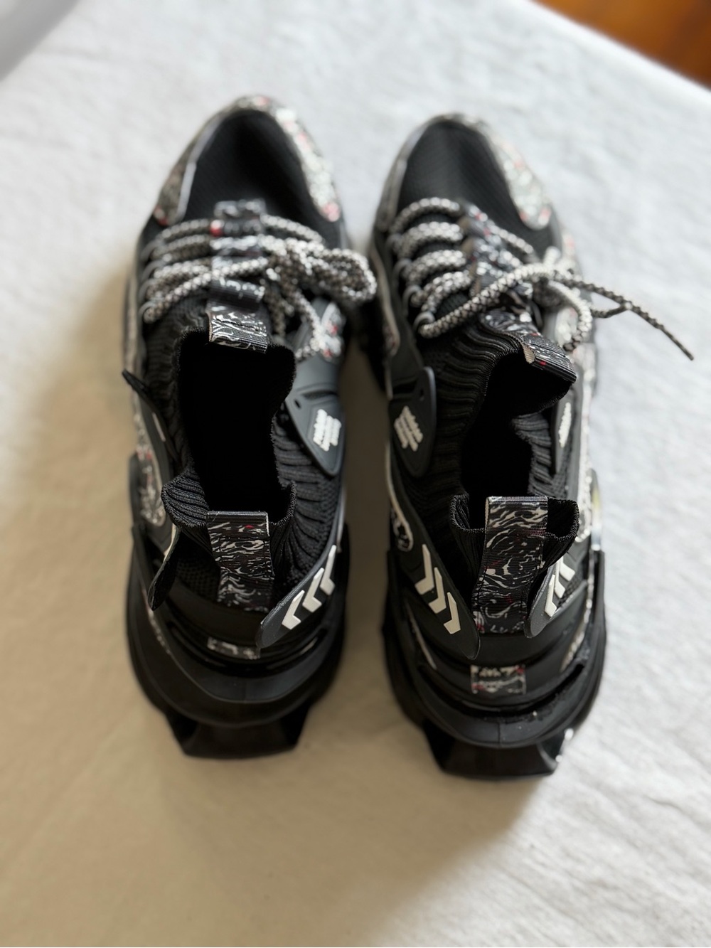 Men’s Reuluton “ Beansfrom breking “ Blade Sneakers Multicoloured Camo Size 41 - Picture 5 of 14